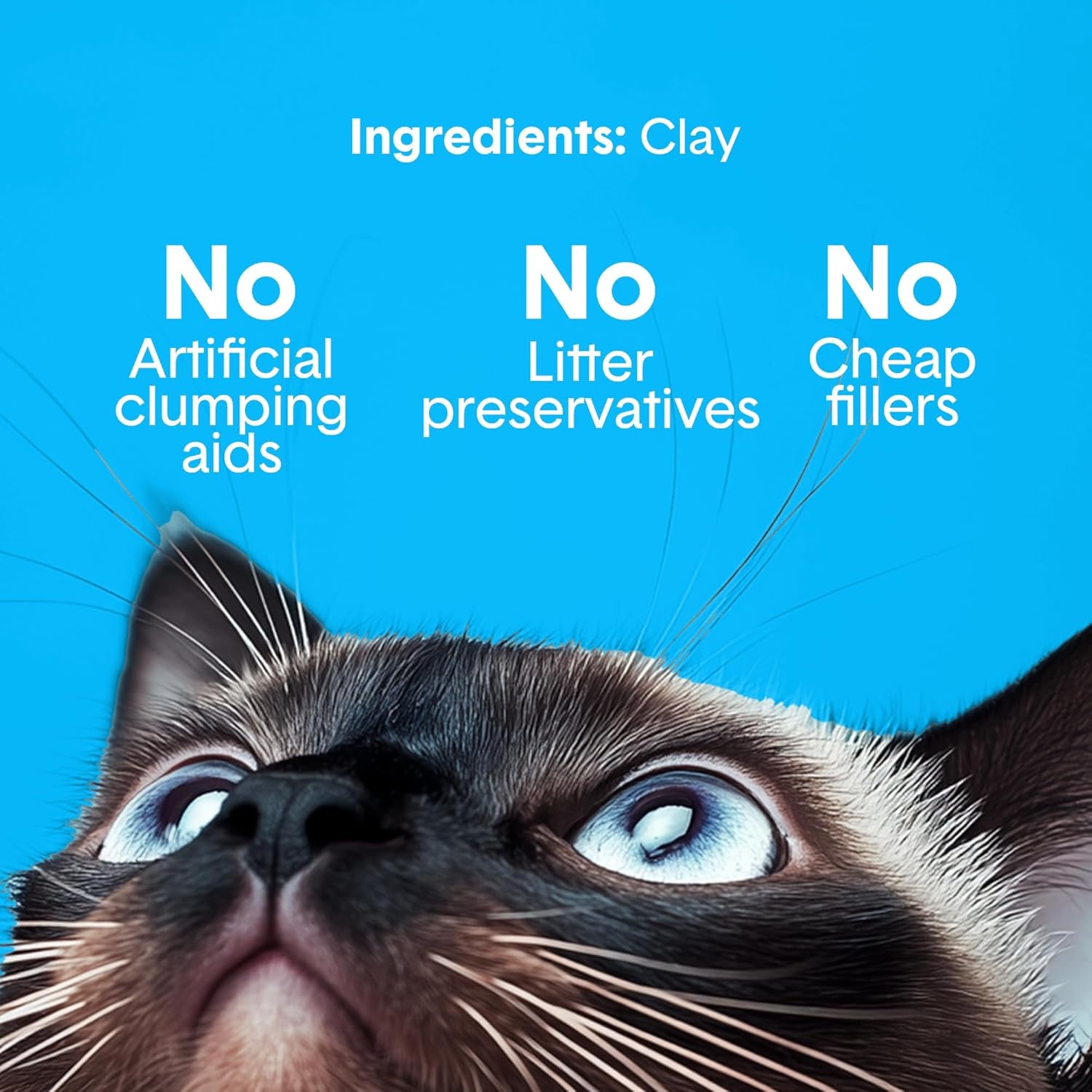 Boxie® Unscented 30 Day Odour Control Clumping Clay Cat & Kitty Litter 16 Lb, 99.9% Dust-Free, Hard Flat Top® Clumps, No Fragrances No Fillers, Long-Lasting, Easy to Scoop